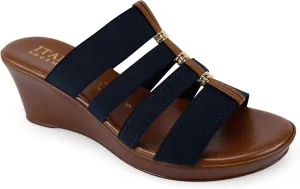 ITALIAN Shoemakers Women's Clover Wedge Sandal
