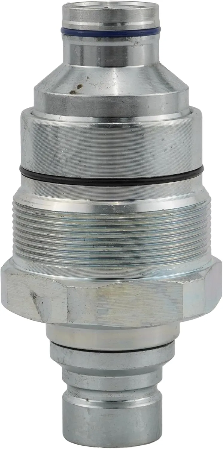 JEENDA Hydraulic Male Flat Face Quick Coupler 7246799 AT406474 Compatible with John Deere 318E 319E 320E 323E Bobcat 753 763 773 863 864 883 A220 A300 A770 S130 S150 S160 T140 T180 T190