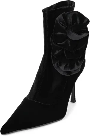 Jeffrey Campbell FLORETTE Boots Black Crushed Velv