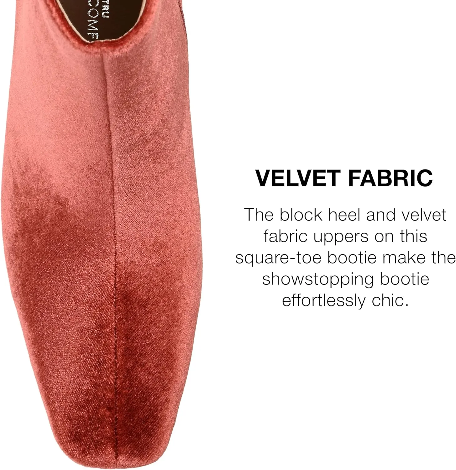 Journee Collection Womens Hazara Velvet Cushioned Footbed Ankle Boots