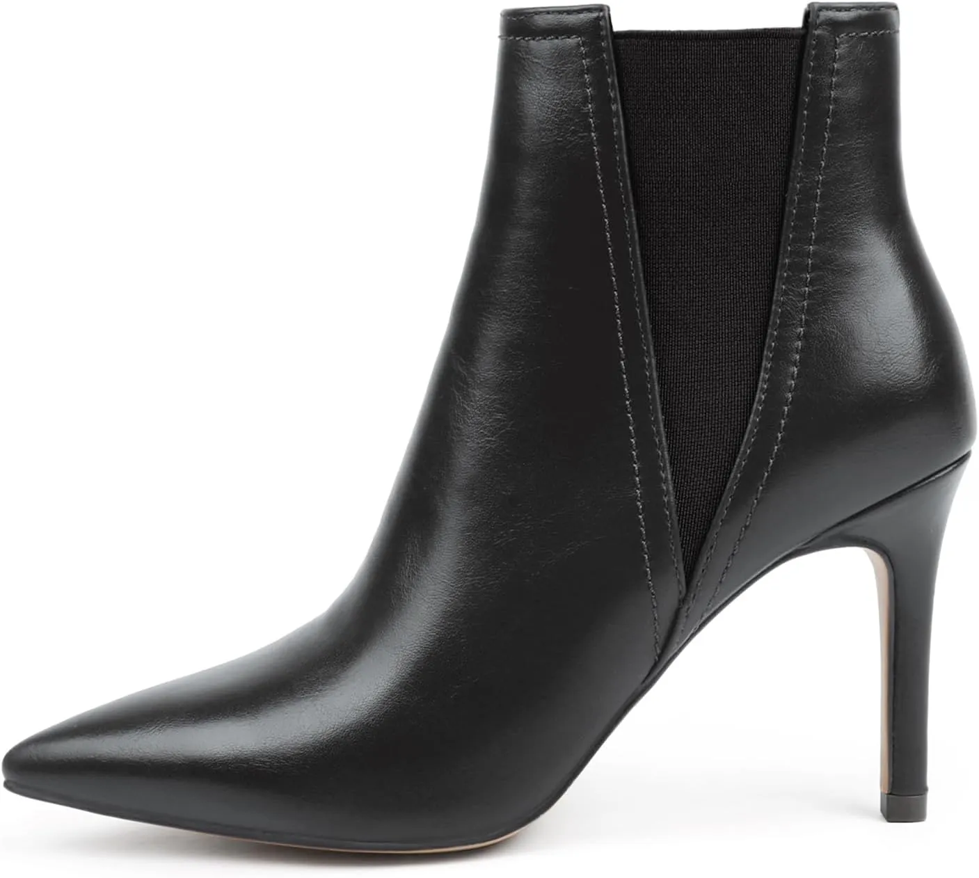 JOY IN LOVE Women's Ankle Boots Middle Heel Pointed Toe Stiletto Boots