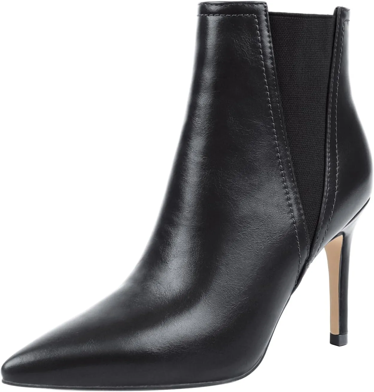 JOY IN LOVE Women's Ankle Boots Middle Heel Pointed Toe Stiletto Boots