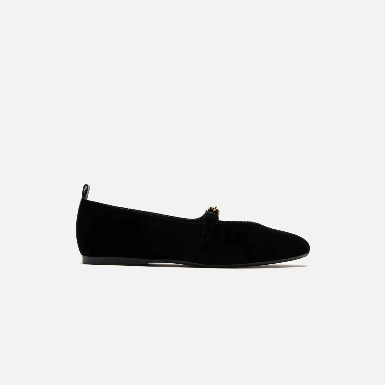 JW Anderson Velvet Ballerina Black Brown JANW43033A-20080-001 Slide Sandal