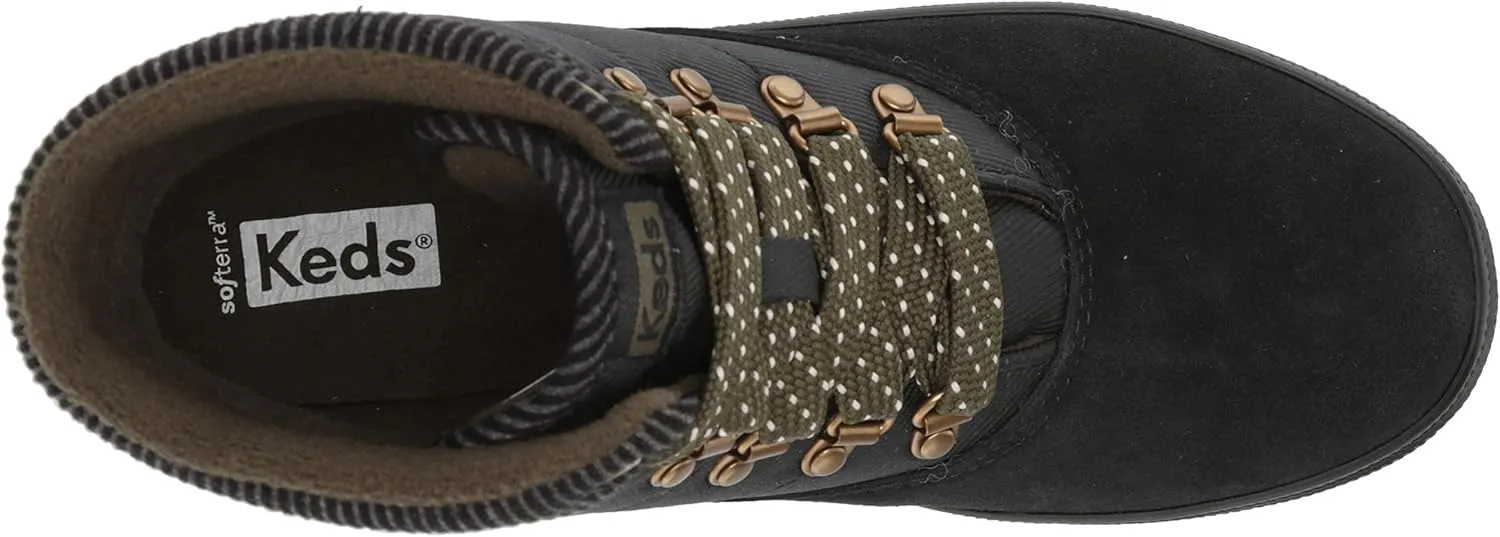 Keds Women's Camp Boot Suede Spalash Twill Velvet Rain