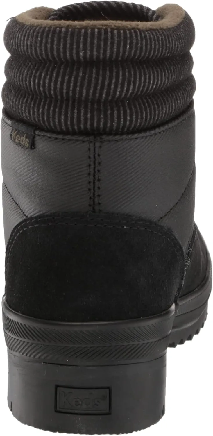 Keds Women's Camp Boot Suede Spalash Twill Velvet Rain