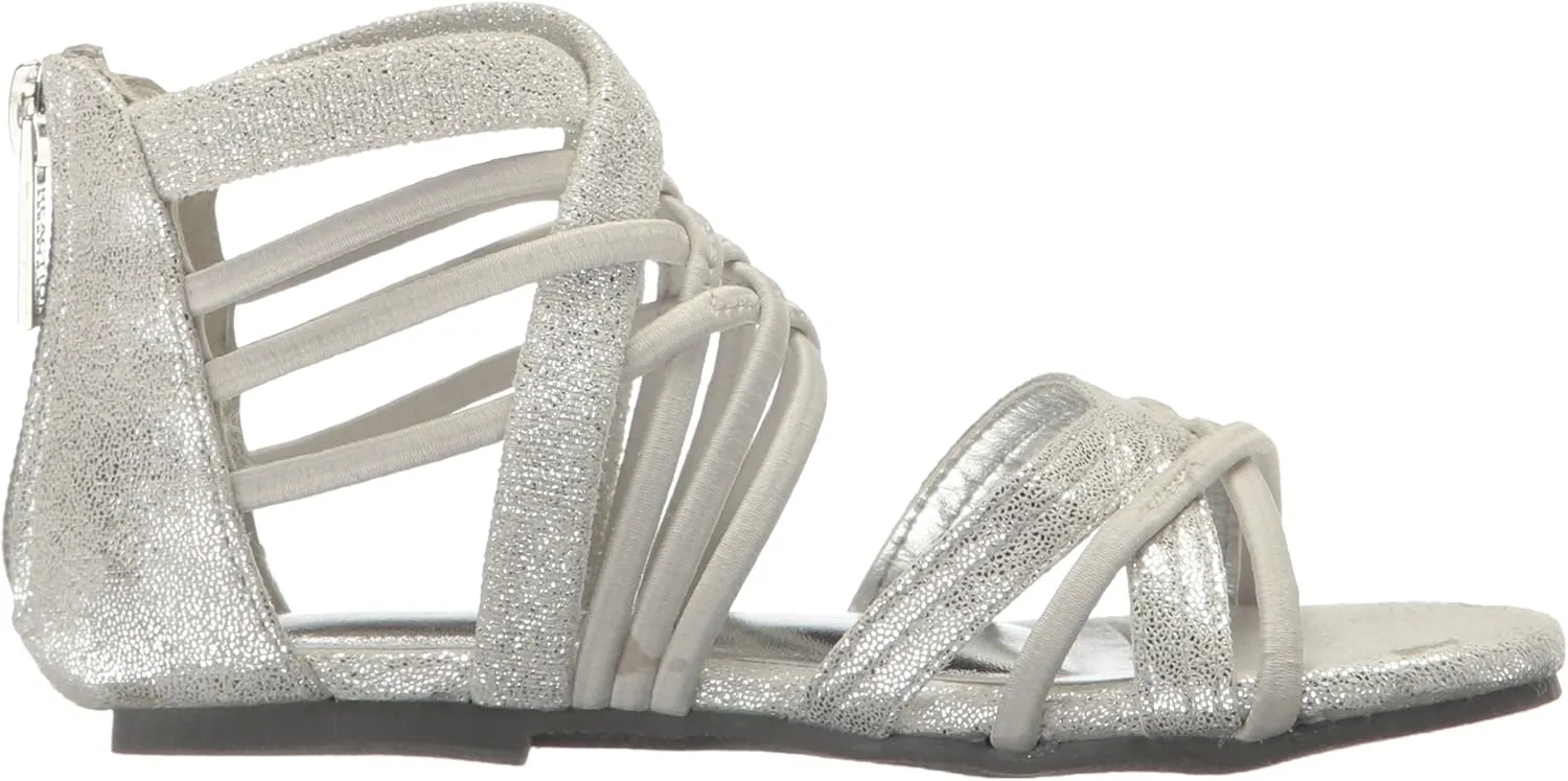 Kenneth Cole REACTION Girl's Kiera Stretch-t Gladiator Sandal