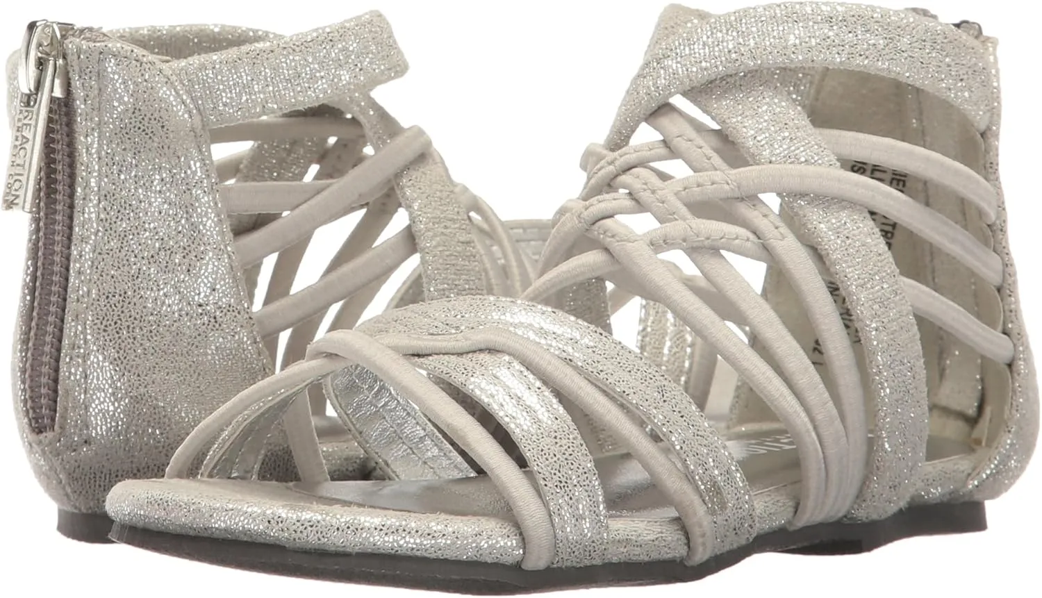 Kenneth Cole REACTION Girl's Kiera Stretch-t Gladiator Sandal