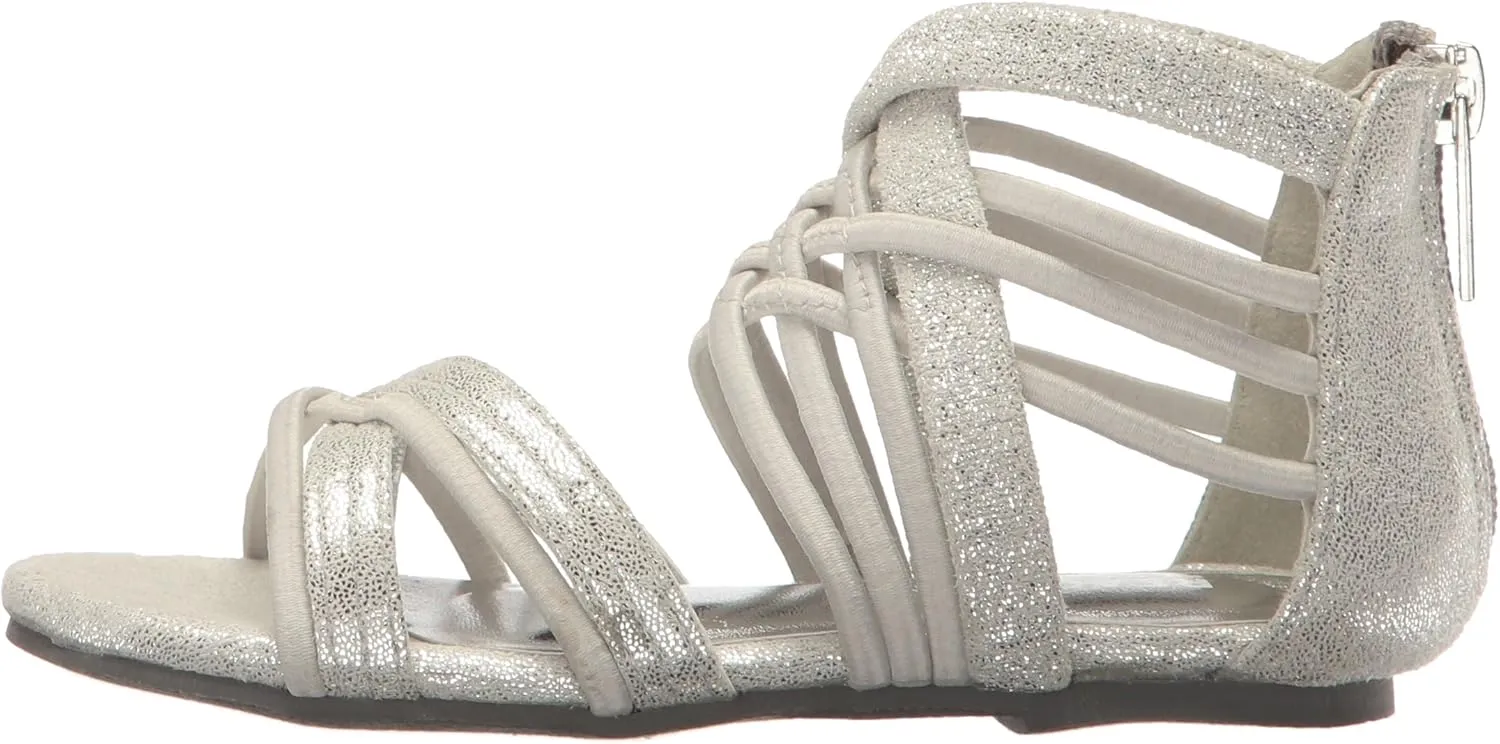 Kenneth Cole REACTION Girl's Kiera Stretch-t Gladiator Sandal