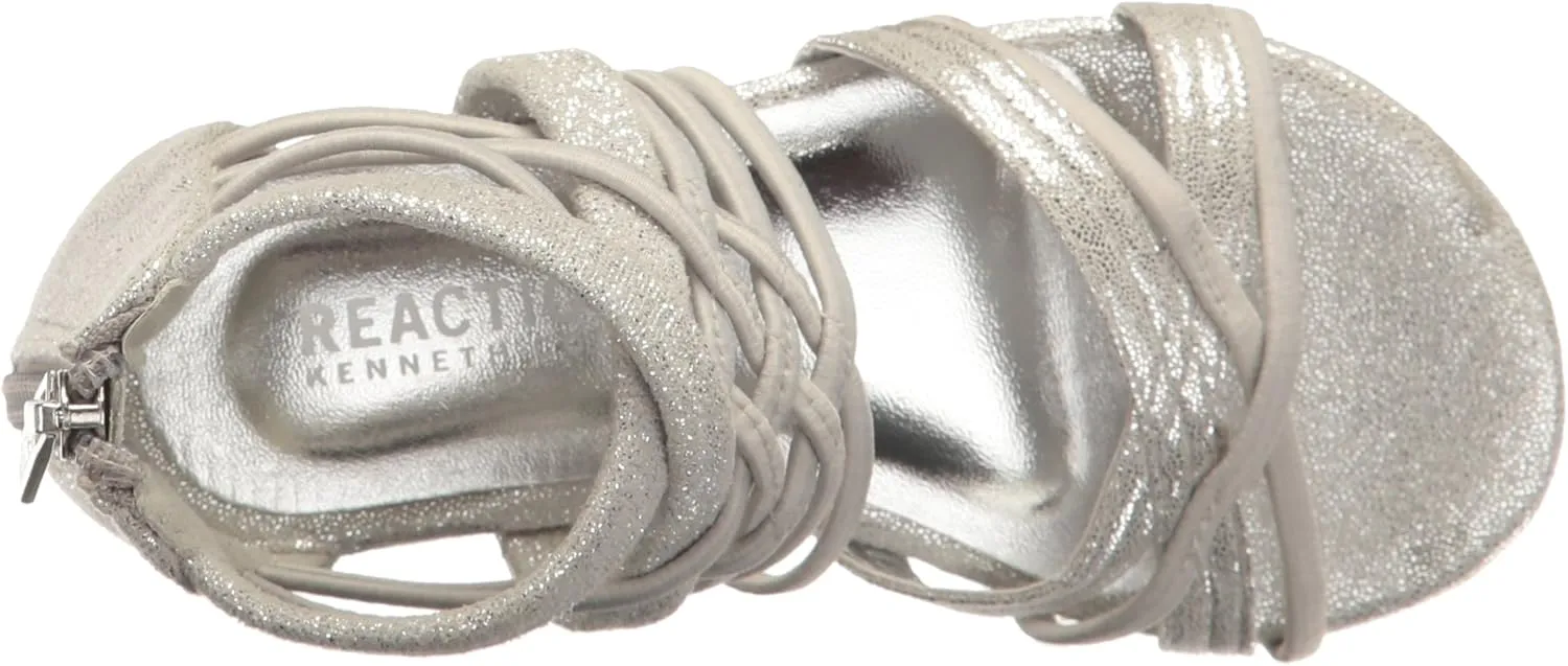 Kenneth Cole REACTION Girl's Kiera Stretch-t Gladiator Sandal