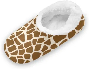 Kids Winter Slippers for Boys Girls Giraffe Animal Print Warm Soft Non Slip House Slippers Children Indoor