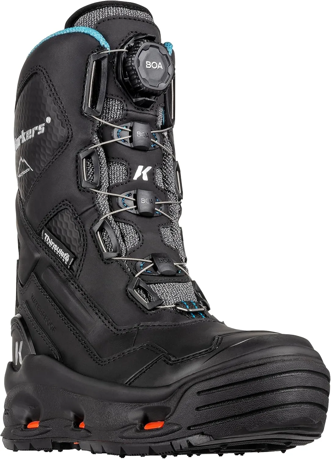 Korkers Women's Polar Vortex 1200 W/SnowTrac Sole Mid Calf Boot