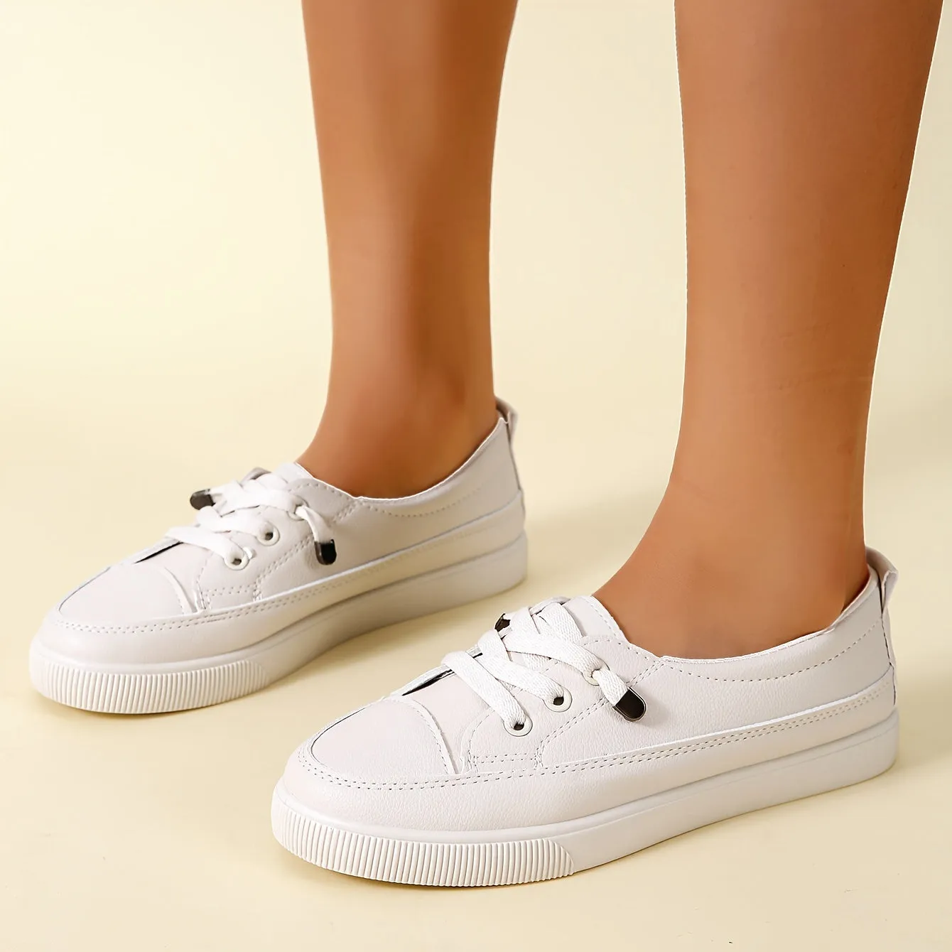Léa | Slip-On Flat Skate Shoes