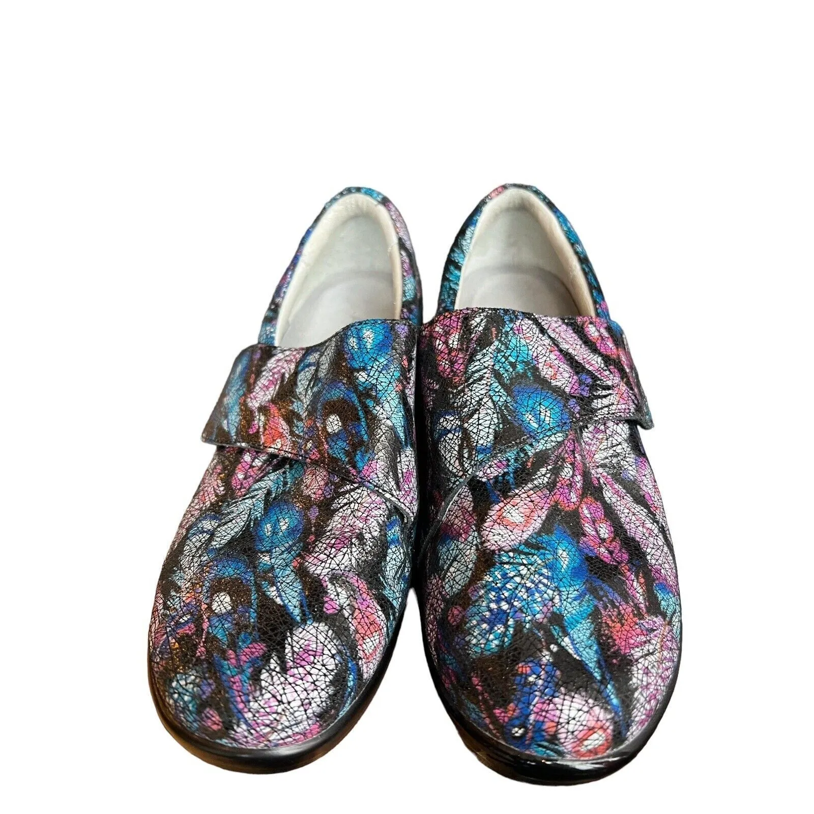 Lauryn Blue Loafer Floral Size Purple 37 ALEGRIA LAU-885 Shoes Dependable Machine learning Comfort