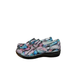 Lauryn Blue Loafer Floral Size Purple 37 ALEGRIA LAU-885 Shoes Dependable Machine learning Comfort