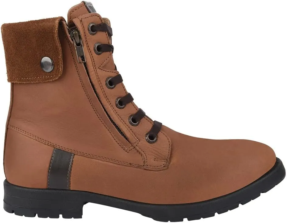 LIBERTYZENO Mens Genuine Leather Ankle Length Hiking Desert Boot Shoes