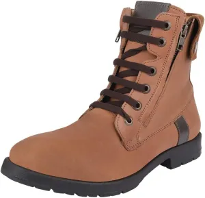 LIBERTYZENO Mens Genuine Leather Ankle Length Hiking Desert Boot Shoes