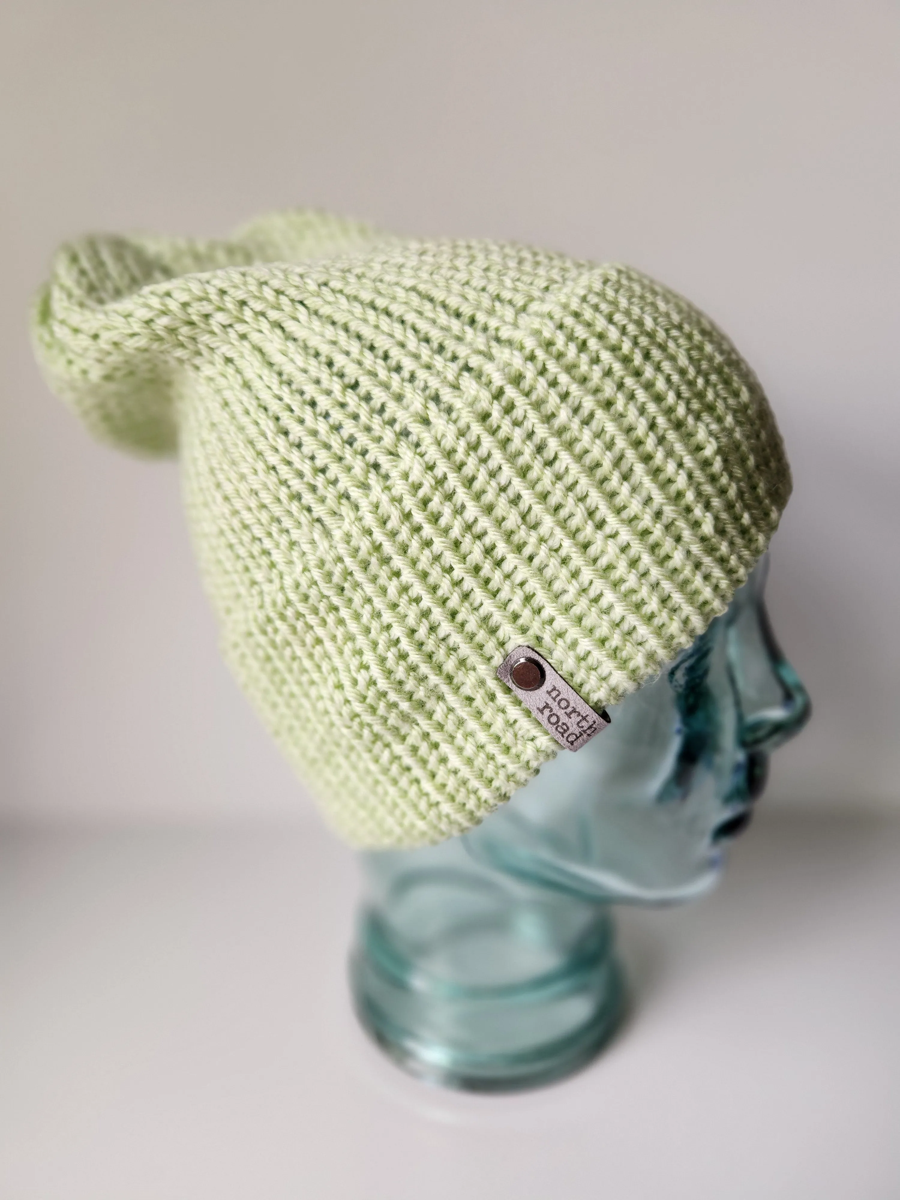 Lightweight Hat, Folded Double Brim Wool Free, Pear