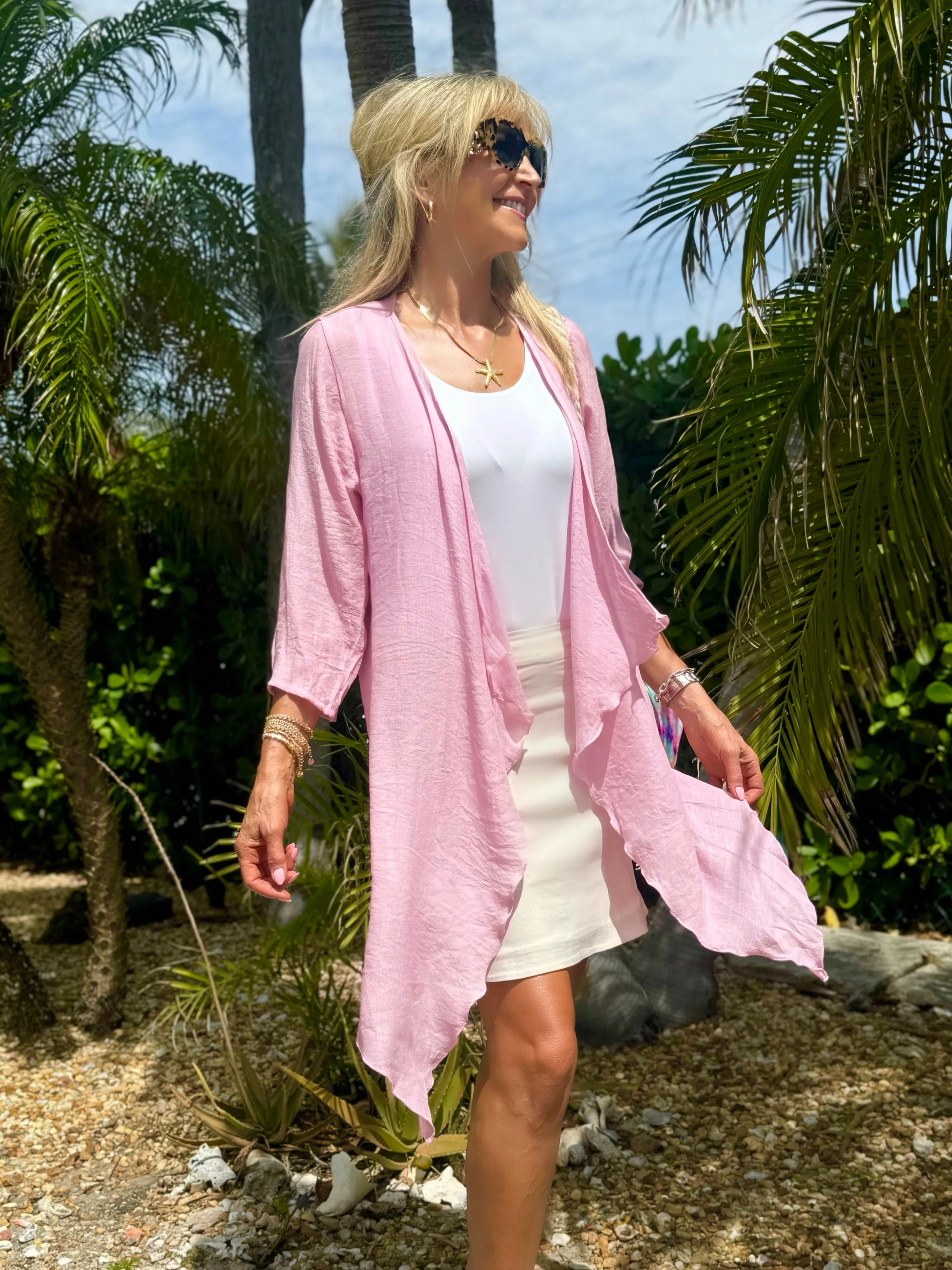 Lightweight Open Front Cardi | C619