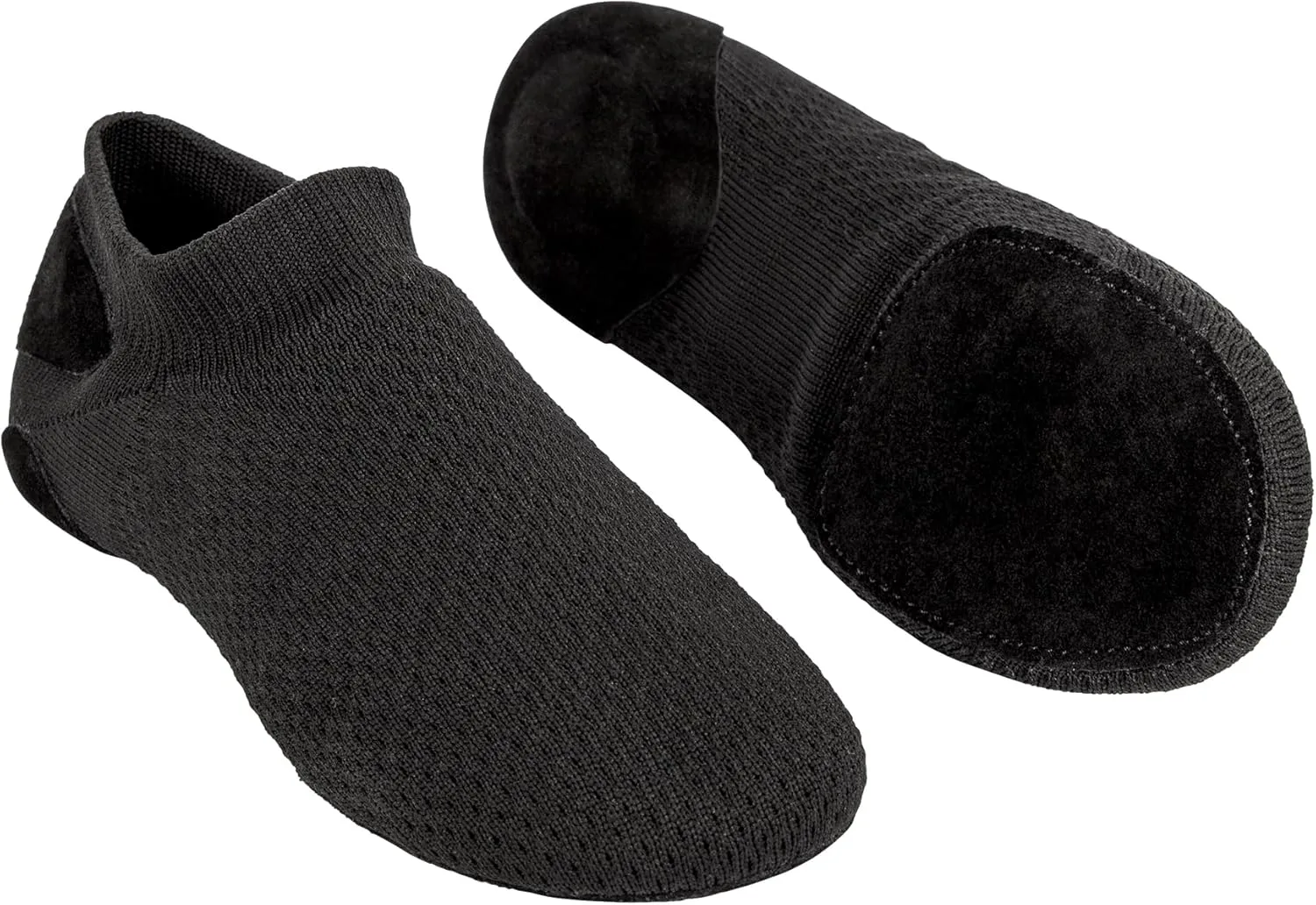 Linodes Unisex 019 Nylon Upper Leather Sole Slip-on Jazz Shoe for Women and Men's Dance Shoes
