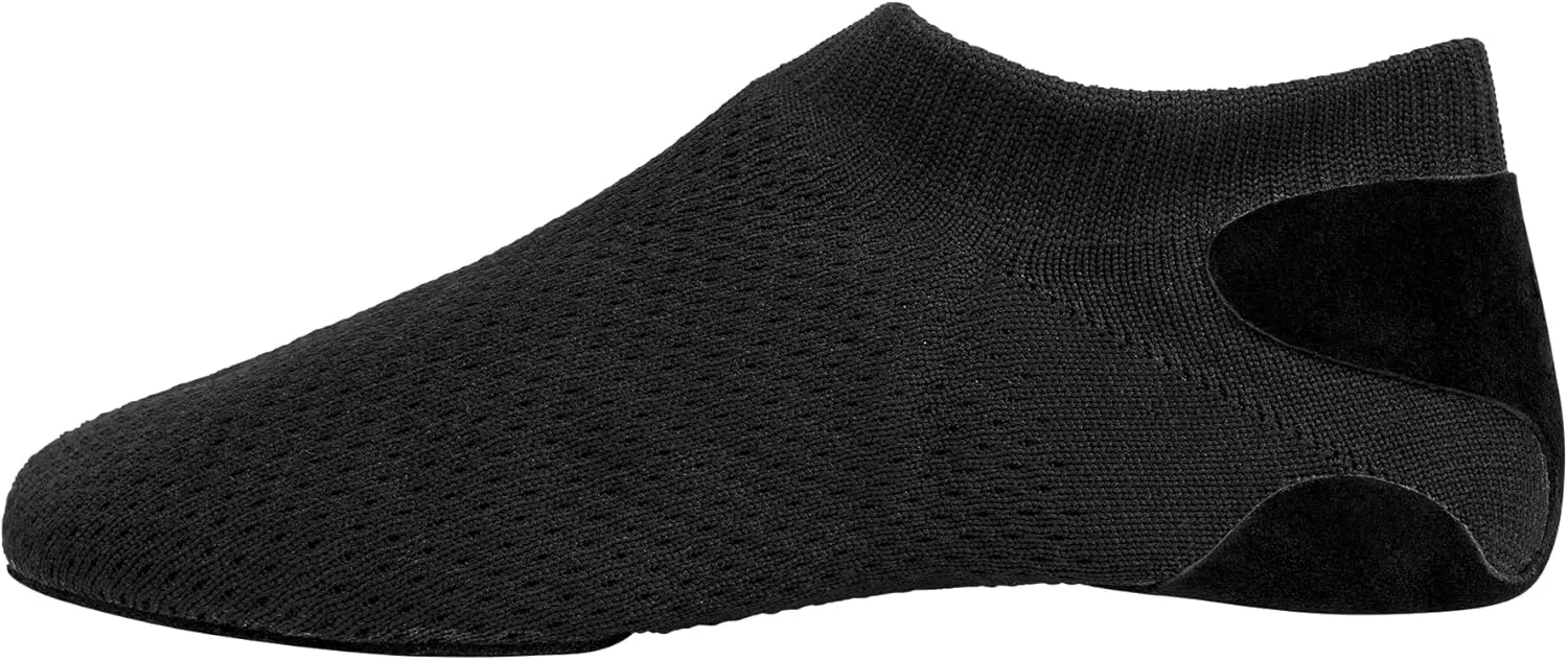 Linodes Unisex 019 Nylon Upper Leather Sole Slip-on Jazz Shoe for Women and Men's Dance Shoes