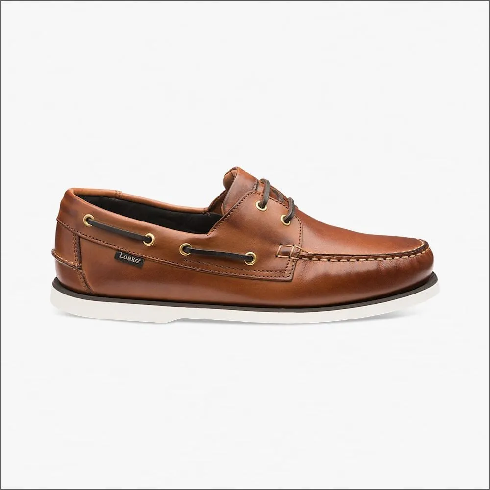 Loake 528 Cedar Lace Up Deck Shoe Size 7.5 Only/