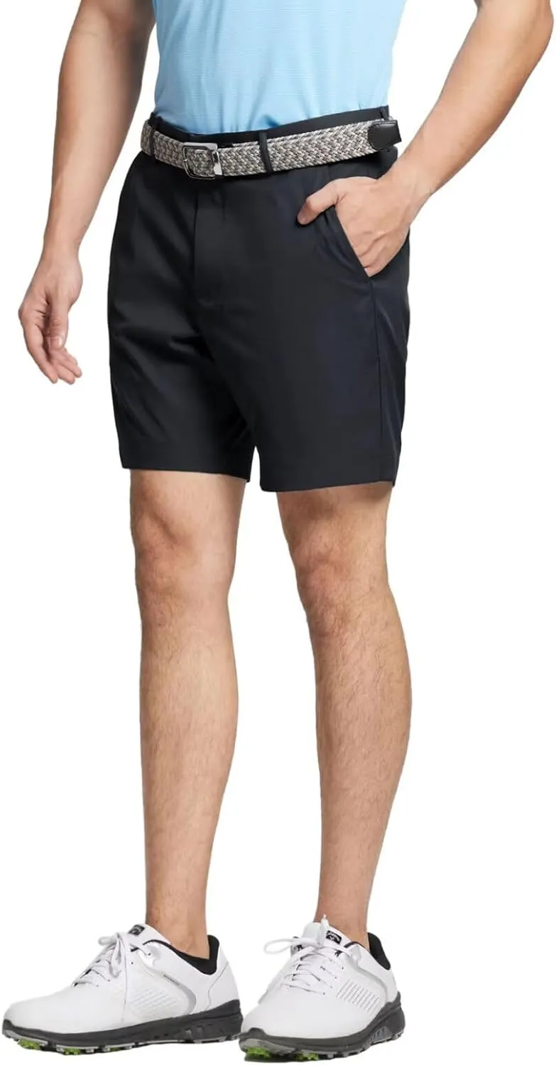 M MAELREG Golf Shorts Men 7 inch 9 inch Quick Dry Stretch Waist Moisture Wicking Water-Repellent Flat Front Flex Mens Shorts