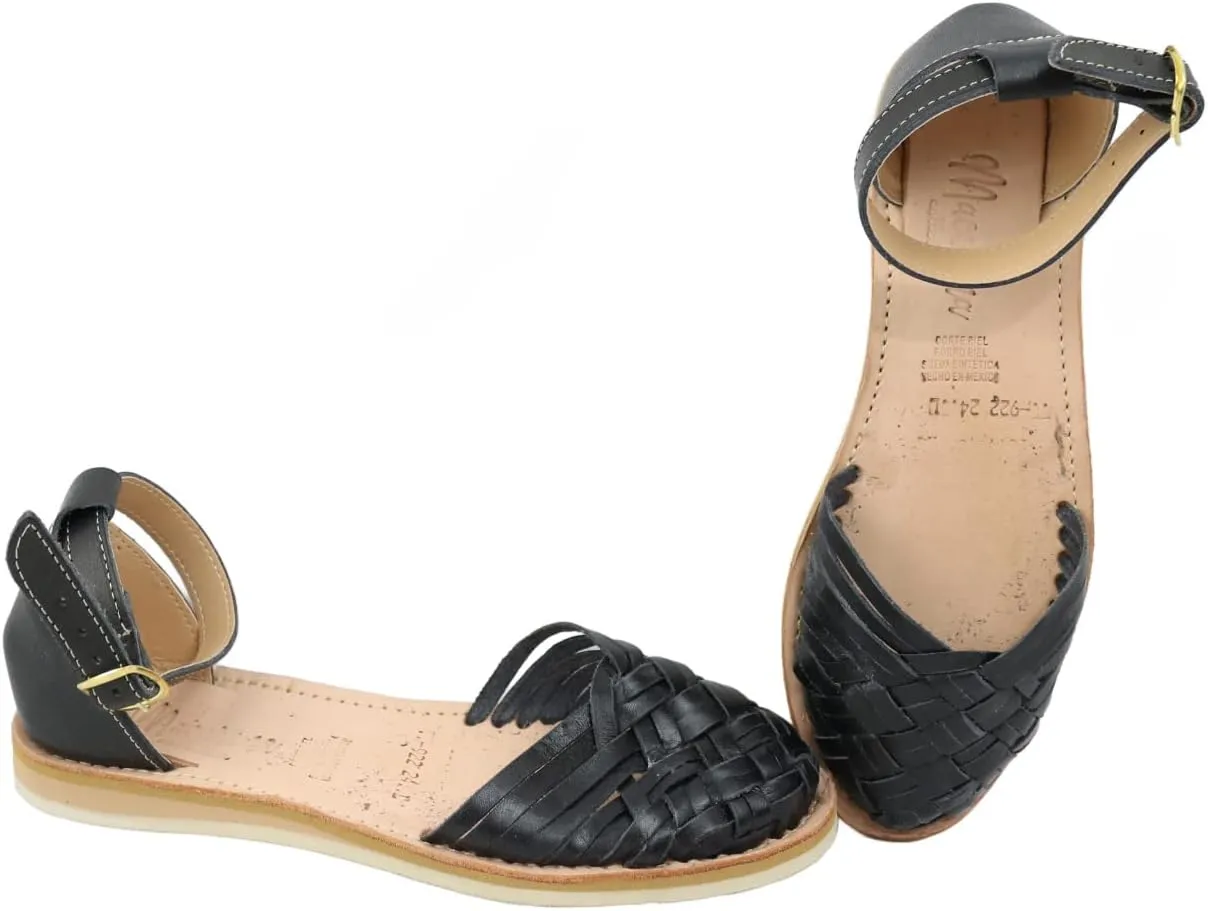 Macarena Collection Sandals women Huarache Sandal Colorful Leather Mexican Style 922 Ankle Strap
