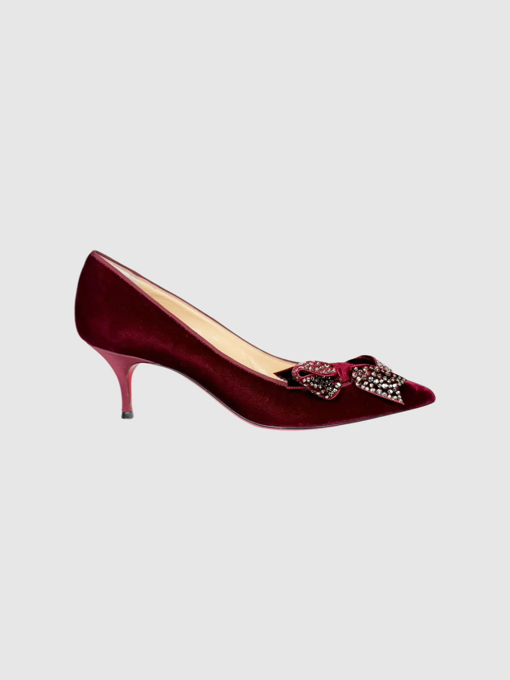 Madame Menule 55 Velvet Pumps - Size 36