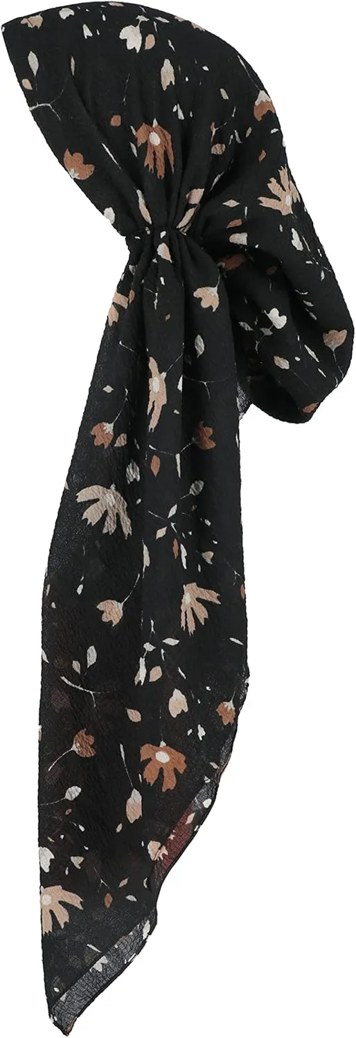 Madison Headwear Pretied Head Scarves for Women Featuring Lightweight Crimped Material and Attractive