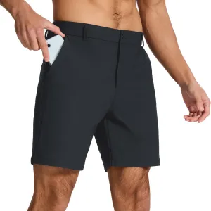 Men's Classic Fit 7/9/11 Inch Golf Shorts Lightweight Long Stretch Hiking Short with 4 Pockets for Casual Work