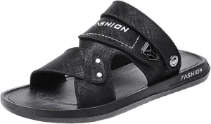 Men's Flat Sandals Double Use Slippers Sandals Beach Wear Fashionable Sandals Comfortable Walking Sandals