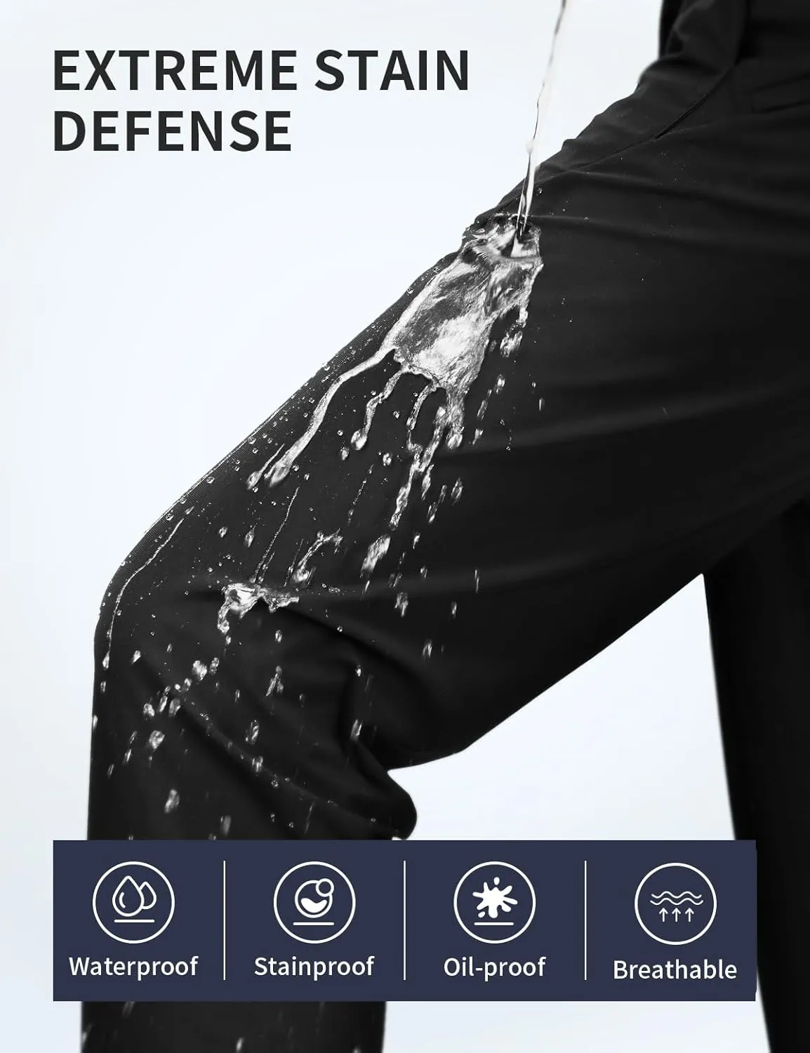 Men's Sweatpants, TriProof Stretch Track Pants Men with Zipper Pocket Drawstring Joggers for Men Lightweight Pants