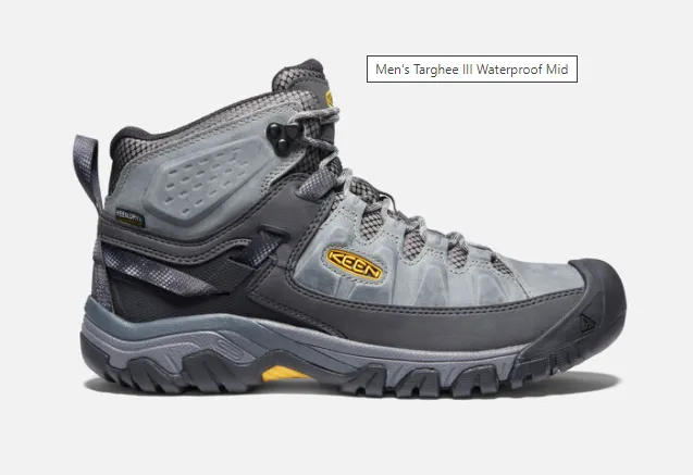 Men's Targhee III Waterproof Mid CM/MB/DY I Keen