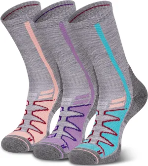Merino Wool Hiking Socks for Cold Weather Socks Thermal Warm Crew Winter Boot Cushion Socks