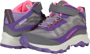 Merrell Kids' Moab Speed Mid Alternative Closure Waterproof Hiking Boot