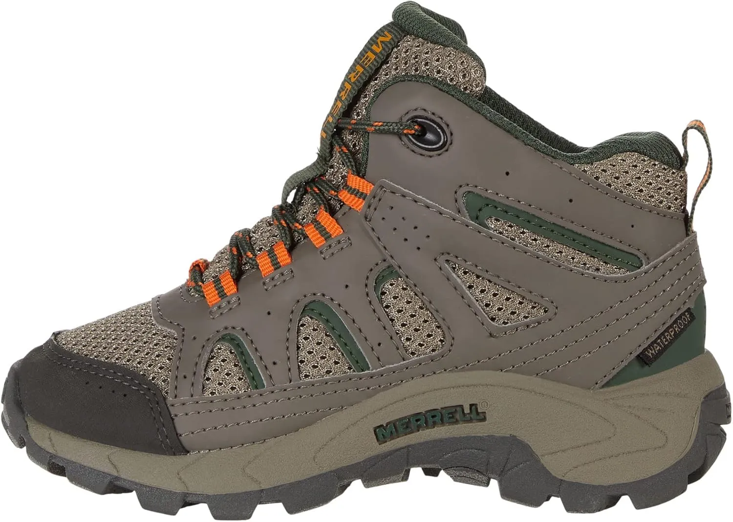 Merrell Kid's Oakcreek Mid Lace Waterproof Hiking Boot
