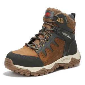 Merrell Men's Windoc Waterproof Steel Toe Mid Construction Boot, Brown, 7