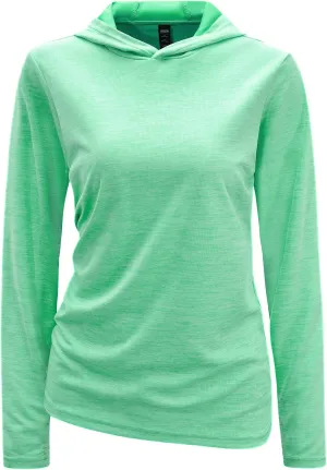 MIER Women's Long Sleeve Workout Shirts Sun Protection Hoodie UPF 50  UV Shirt for Fishing Hiking Running, Lightweight