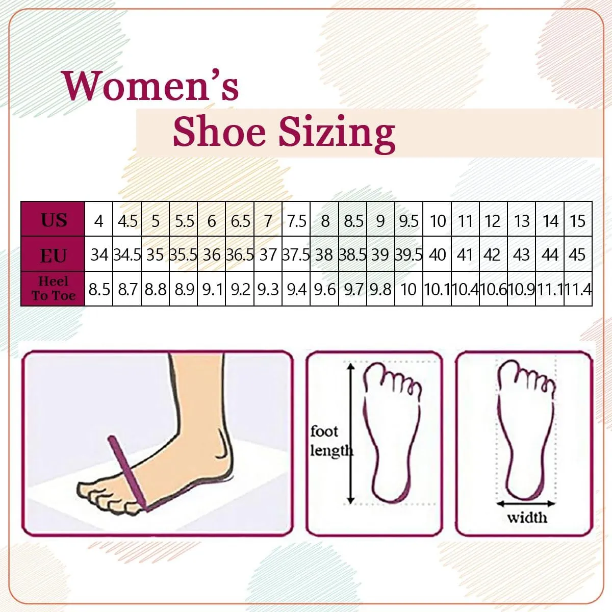 Milooey shoes Women's Floral Pointed Toe Pumps Chunky Block Strappy Low Heels Slingback Elastic Strap Sandals Daily Outfit Shoes Size 4-16 US