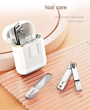 Mini Manicure Tool Set - Stylish, Travel-Friendly, Perfect for Home or On-The-Go Use, Great Gift for Women (Green)