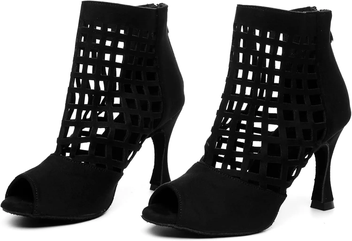 Minishion Ankle Dancing Heels Peep Toe Club Party Ankle Sandals Shoes