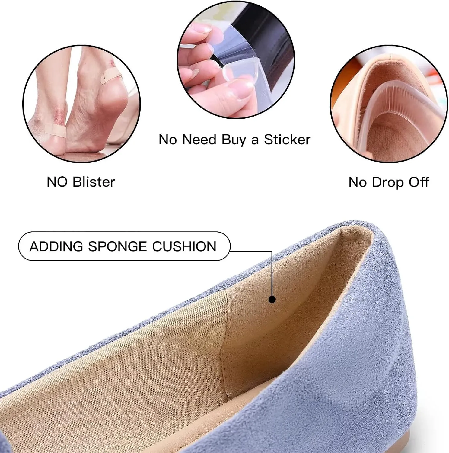MUSSHOE Flat Shoes Women Comfortable Slip on Women's Flats Dress Shoes for Women