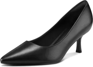 mysoft Kitten Heels for Women Low Heel Pumps 2 Inch Closed Toe Wedding Dress Shoes