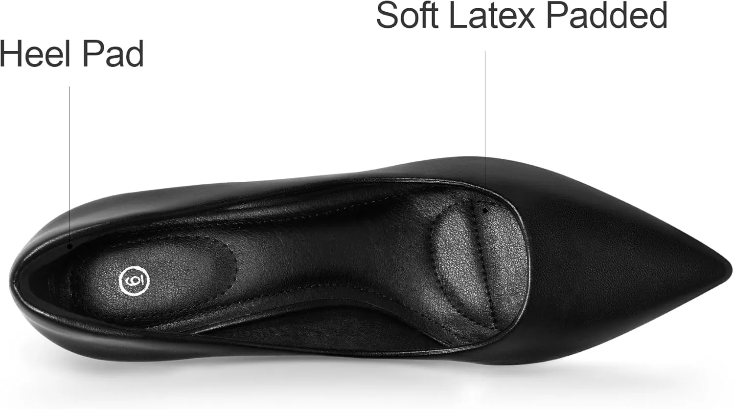 mysoft Kitten Heels for Women Low Heel Pumps 2 Inch Closed Toe Wedding Dress Shoes