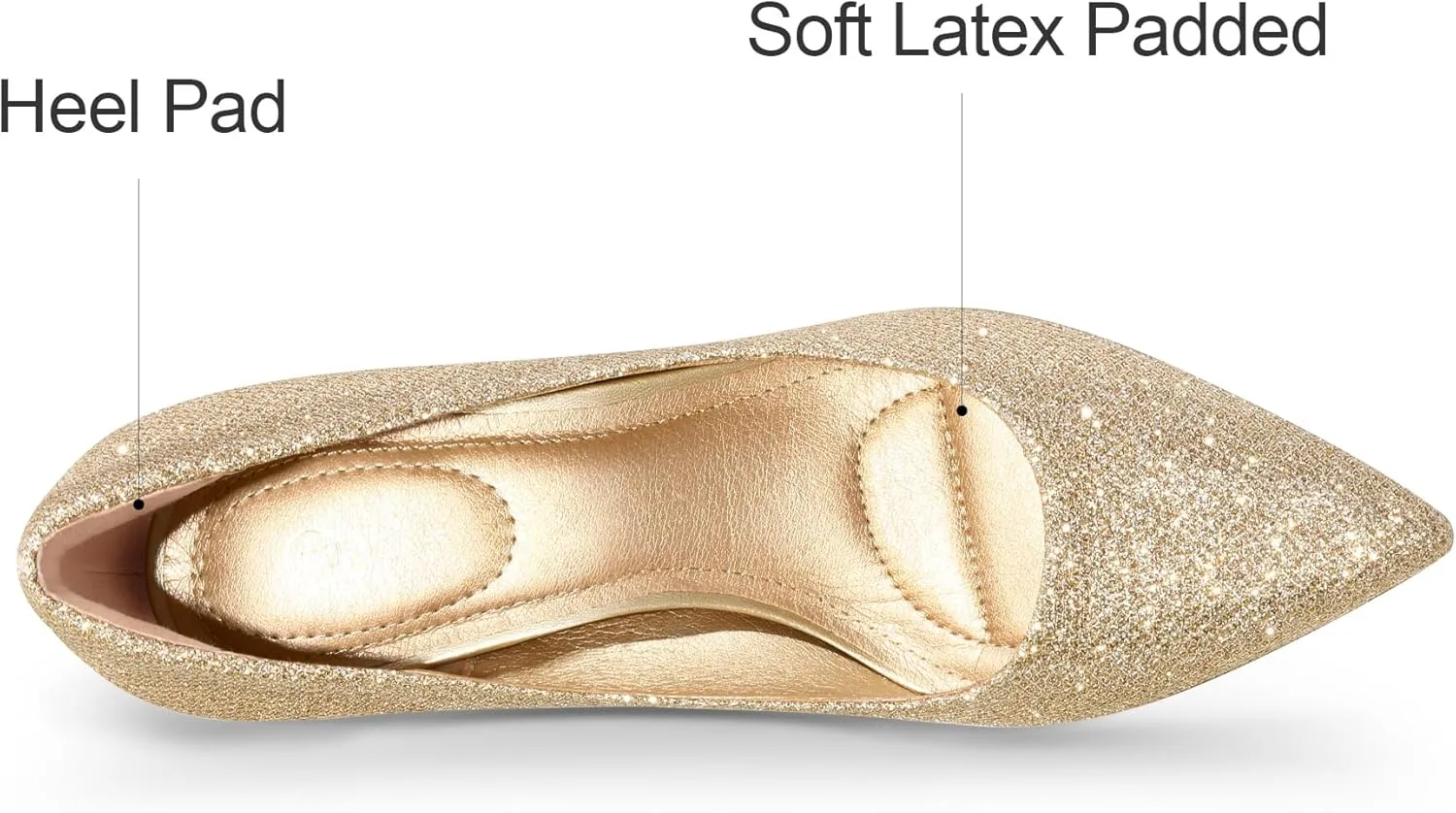 mysoft Kitten Heels for Women Low Heel Pumps 2 Inch Closed Toe Wedding Dress Shoes