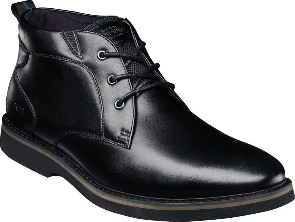Nunn Bush Men's Denali Plain Toe Chukka Waterproof Boot, Black, 10 Wide