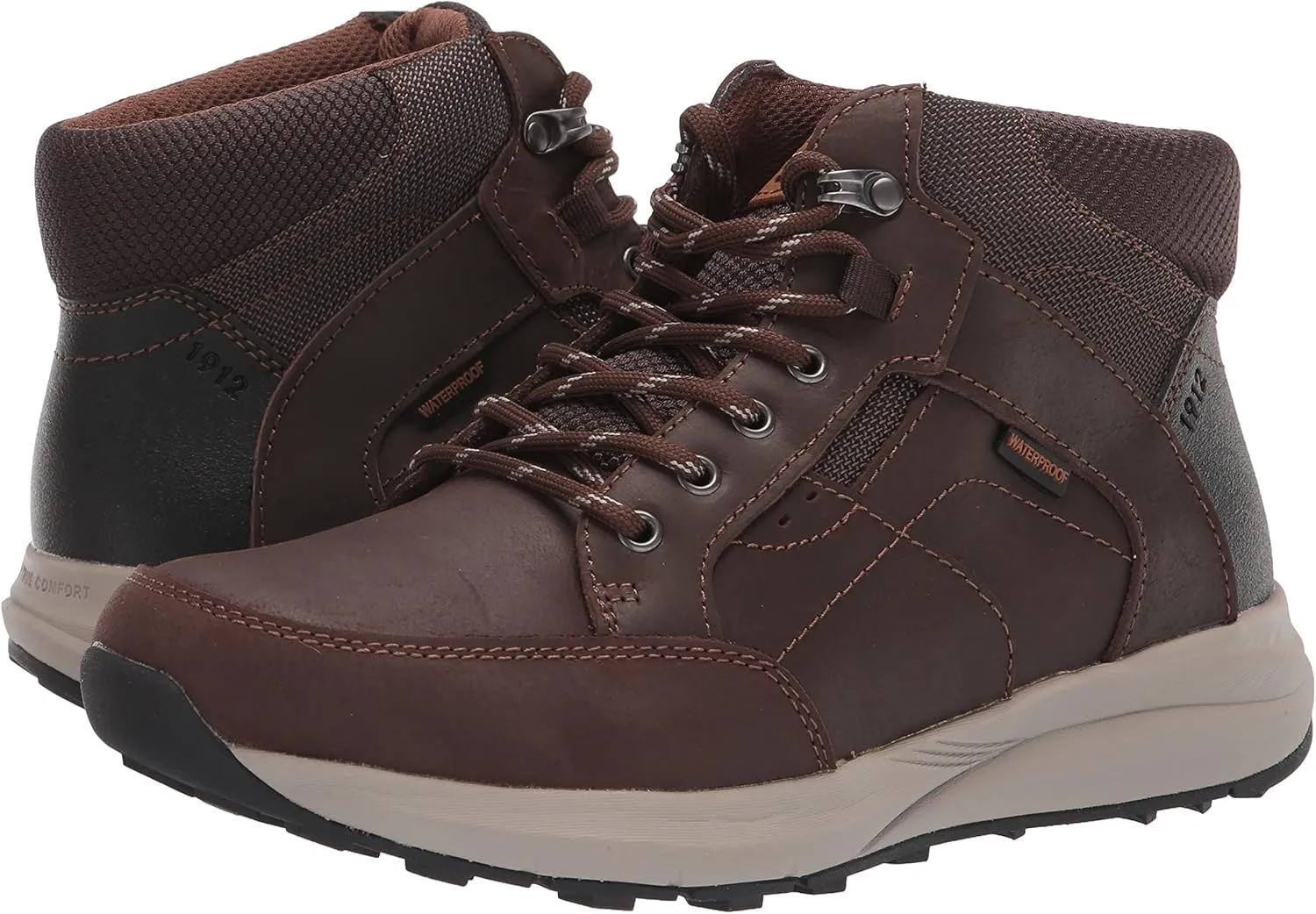 Nunn Bush Men's Excursion Waterproof Moccasin Toe Hiking Outdoor Chukka Boot with Kore Comfort Technology