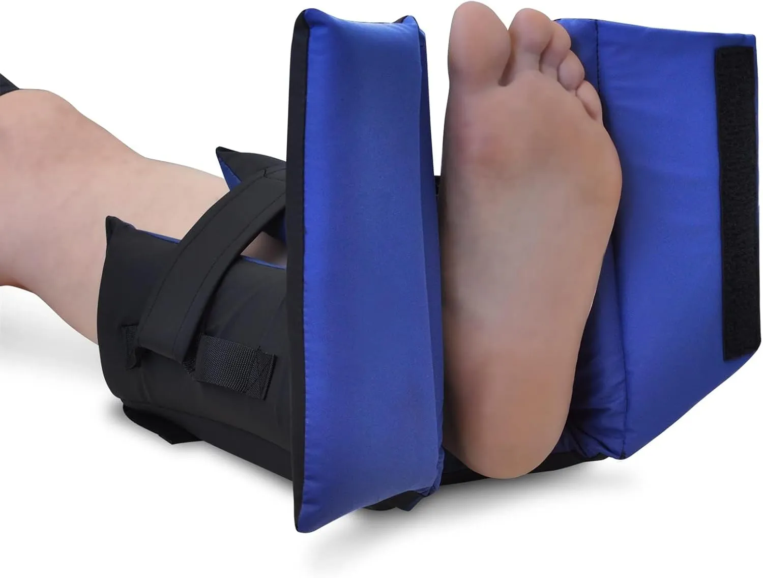 NYOrtho Heel Protectors For Pressure Sores - Comfortable Open-Bottom Cushion - Heel Offloading Boot With Cooling Gel Pack - Ankle Pillow For Ulcers - Made in USA