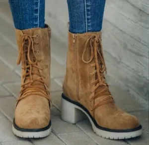 Oasis Society Lace Up Boots