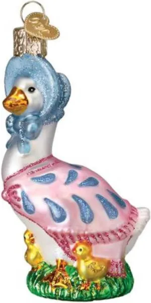 Old World Christmas Jemima Puddle-Duck Glass Hanging Ornament